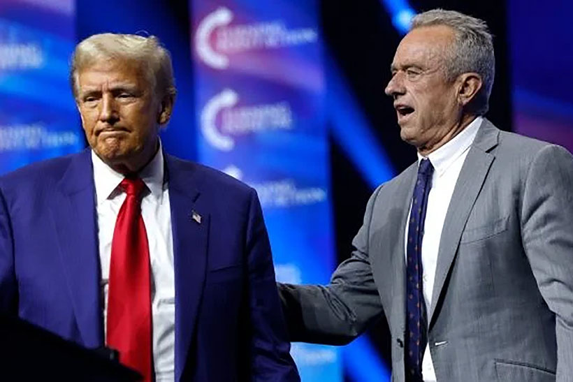 Trump y Robert Kennedy Jr., los modelos oscurantistas de Milei para salir de la OMS