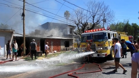 Trágico incendio en Campana: cuatro hermanitos murieron y su madre sufrió graves quemaduras