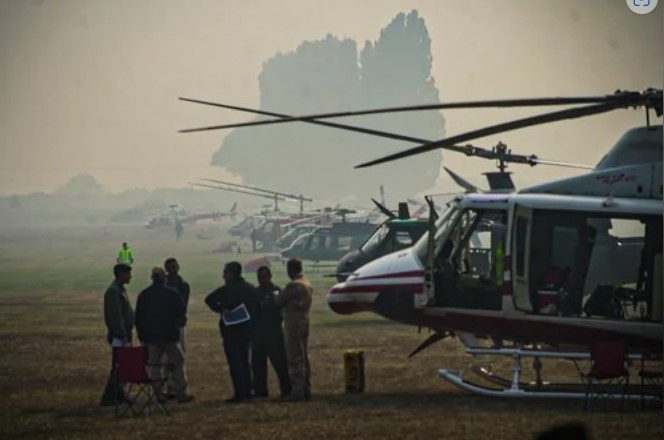 Dramática situación en el Parque Lanín: el humo impide el despegue de helicópteros hidrantes