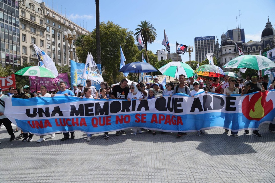 "Nunca más es nunca más", después de 24 horas cerró la Marcha de la Resistencia