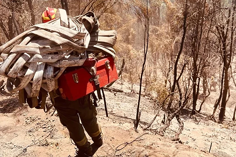 Los incendios en Río Negro cruzaron la frontera