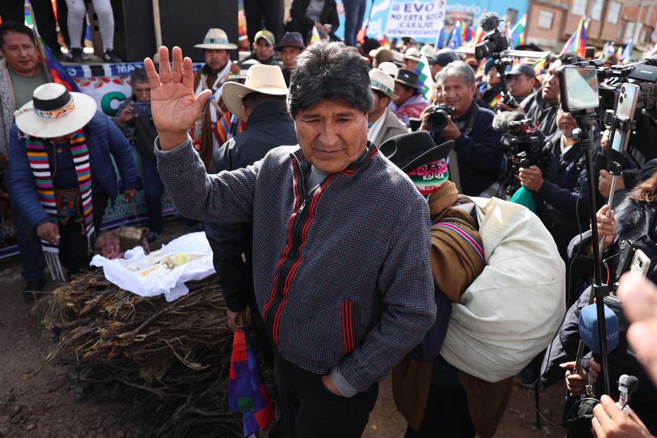 Evo Morales confirmó que será candidato a presidente por el Frente para la Victoria