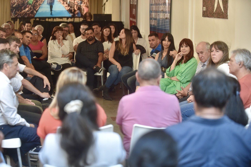 Cristina dijo presente en el Instituto Patria