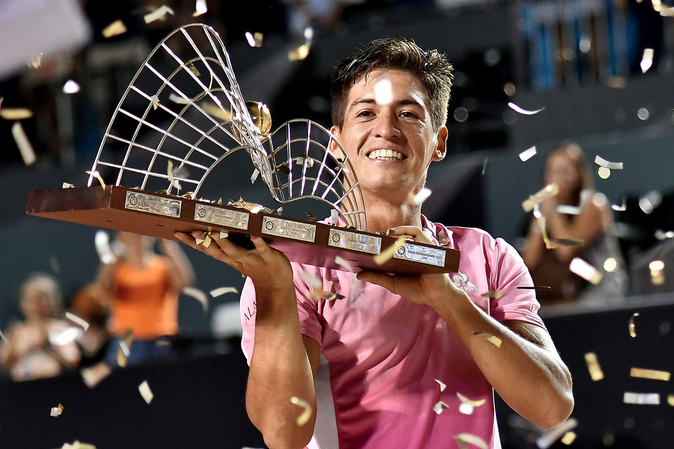 Otra vez campeón: Sebastián Báez hizo historia en el Río Open