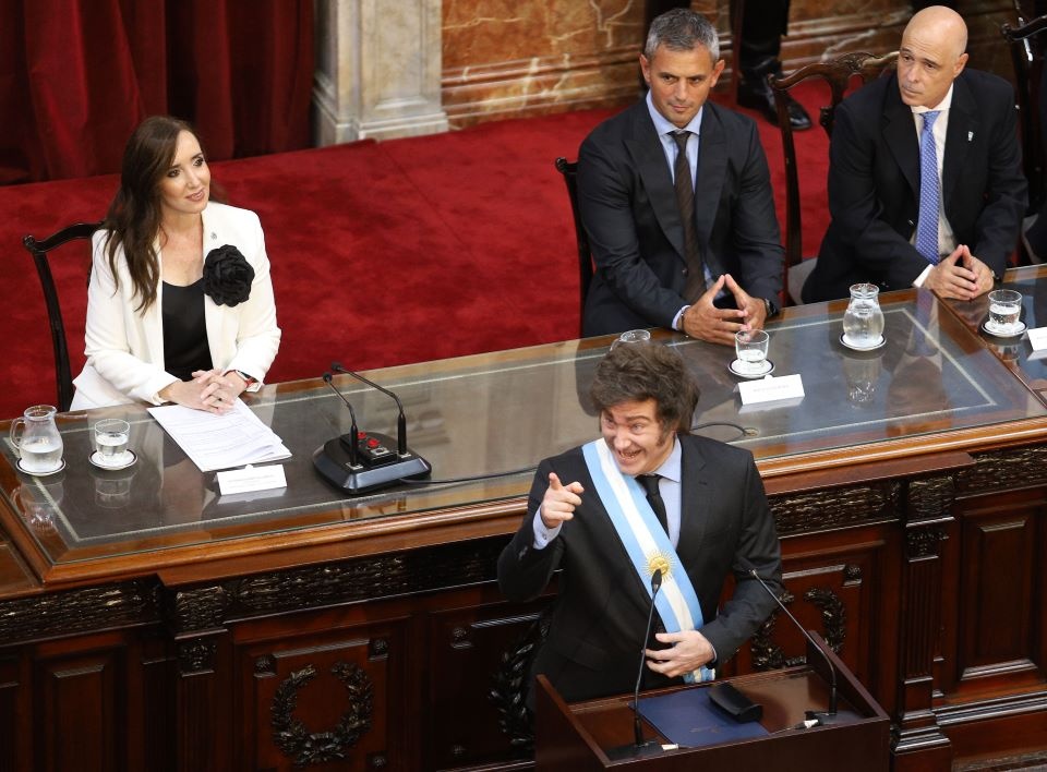 10 frases del discurso de Javier Milei en el Congreso