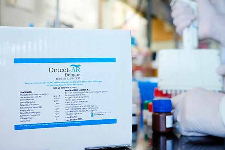 Confirman la calidad del kit Detect-Ar Dengue 