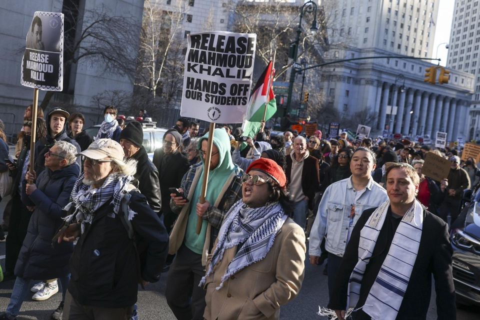 EE.UU.: indignación por la detención de un estudiante propalestino en Nueva York