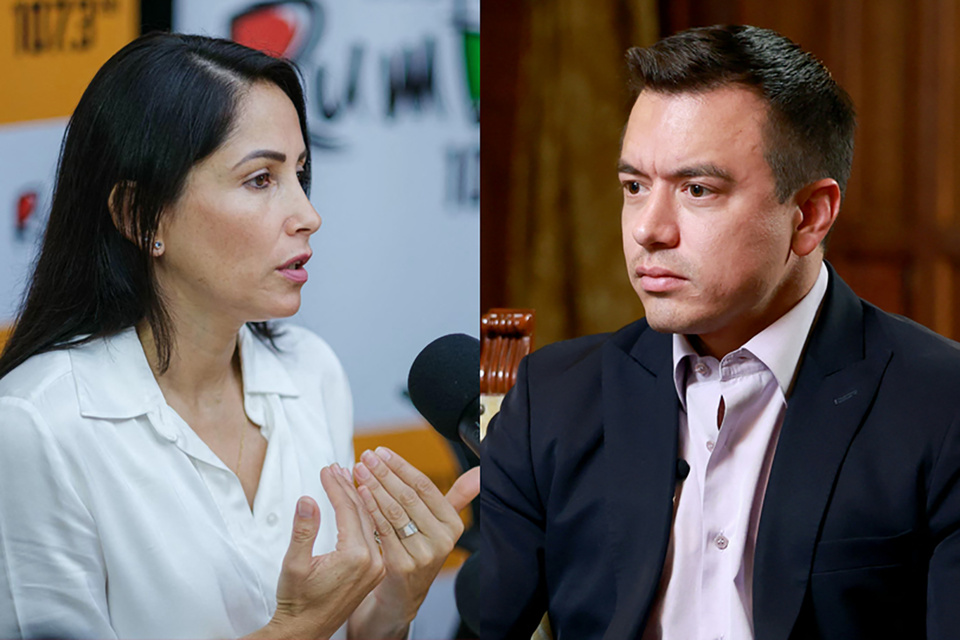 Ecuador: Noboa y González se enfrentan en un debate clave 