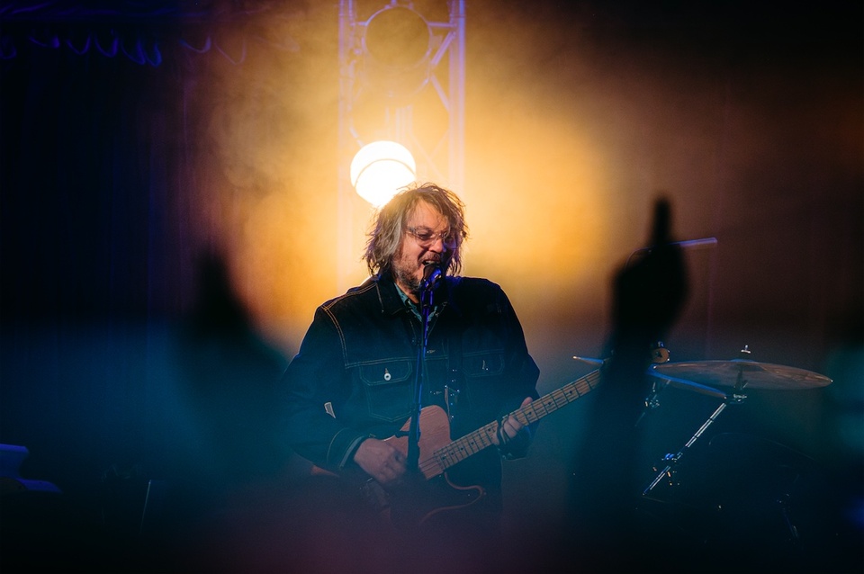 Jeff Tweedy, el líder de Wilco, antes de tocar con su grupo en Buenos Aires