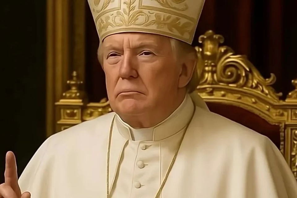 El polémico posteo de Trump a días del Cónclave