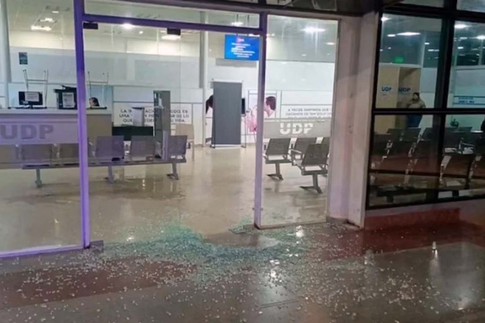 Un hospital baleado