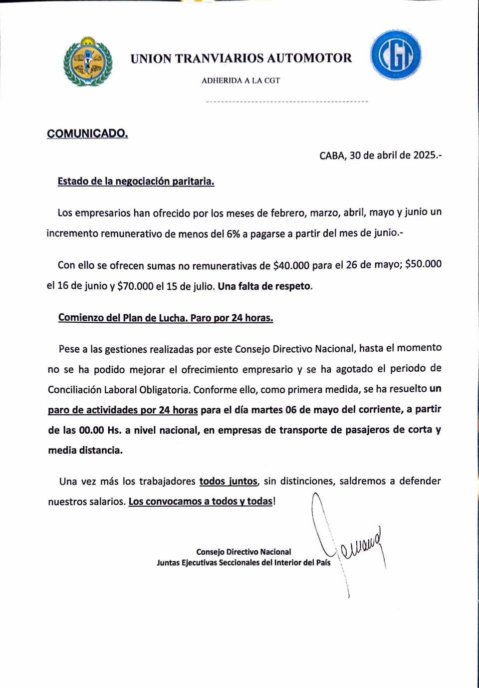 Paro de colectivos el martes: sin definiciones en Rosario, que espera la audiencia de la UTA con el Gobiern... - Image 2