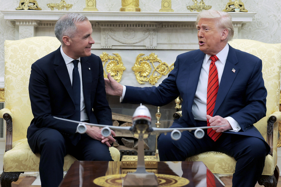 Carney se reunió con Trump y subrayó que Canadá "nunca estará en venta"
