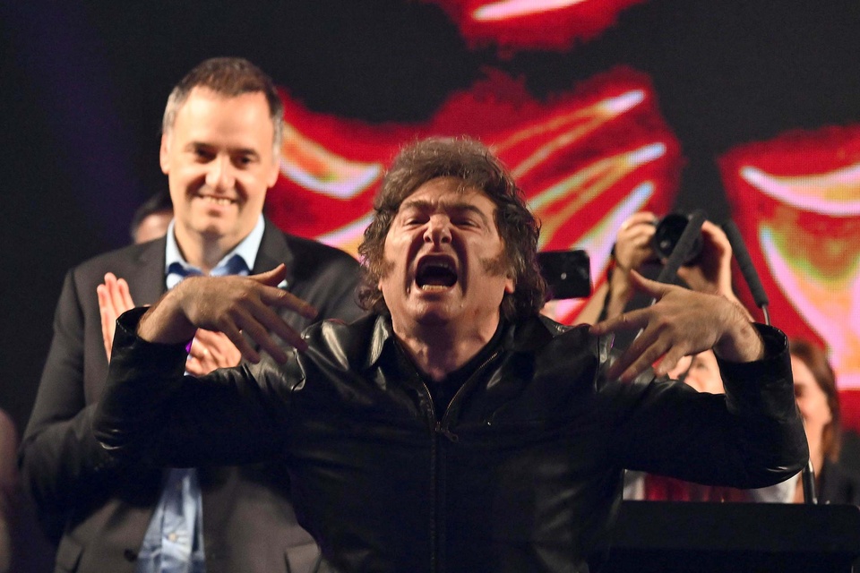 Milei atacó al PRO en el cierre de campaña de LLA en la Ciudad