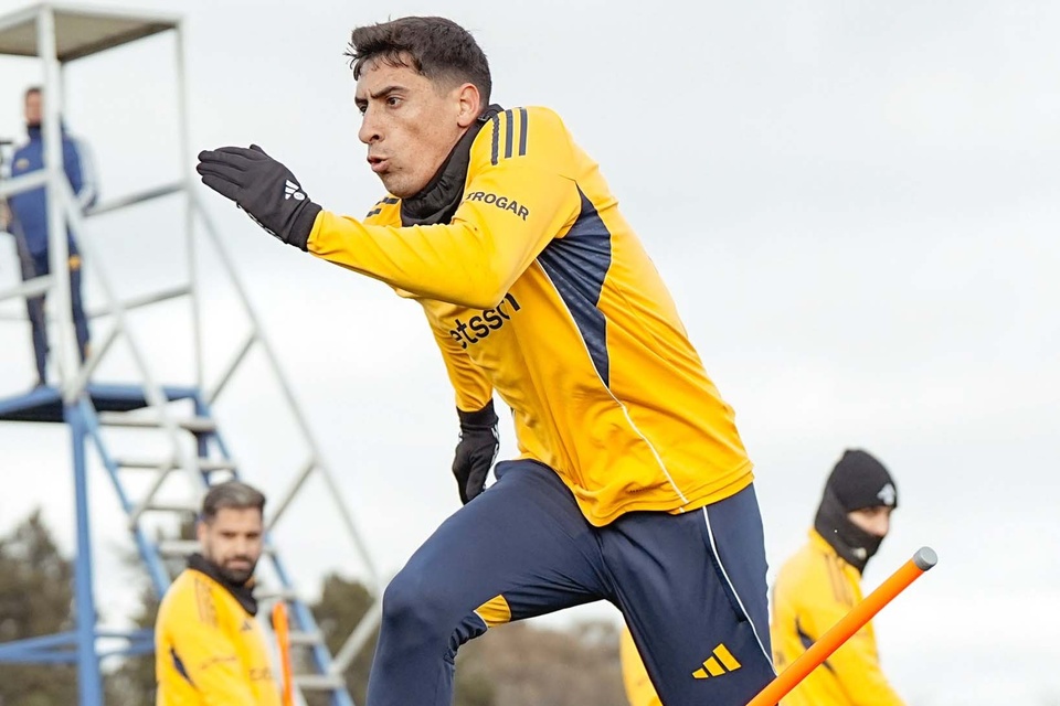 Boca Juniors se je pripravljal na tekmo pokala Copa Argentina proti Atlético Tucumánu