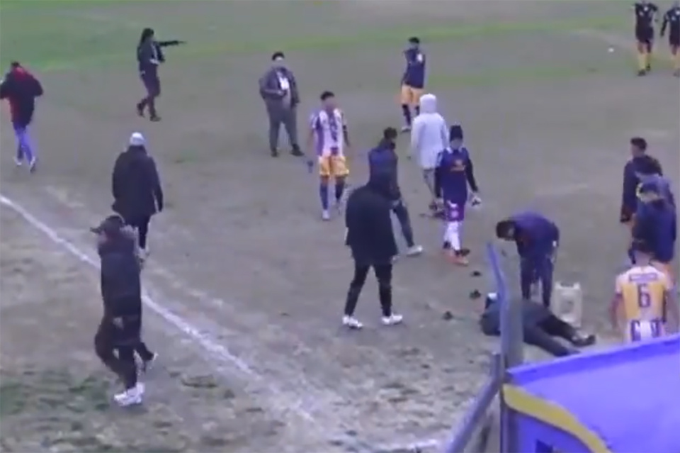 Central Ballester močno kaznovan po izgredih in napadu na trenerja Luisa Venturo