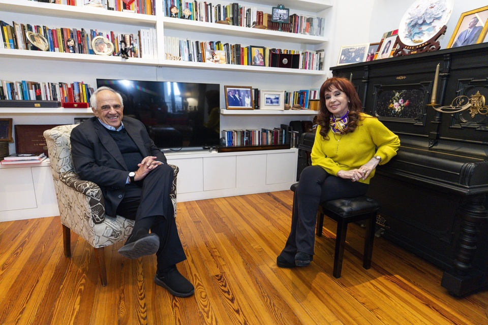 Cristina Kirchner agradeció la visita de Ernesto Samper