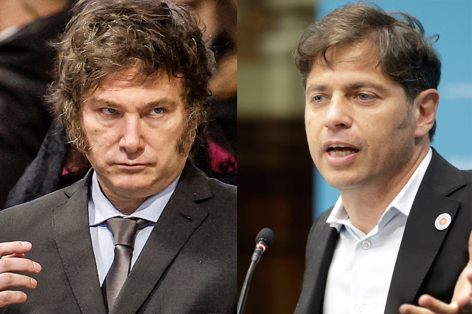 Javier Milei contra Axel Kicillof, una pelea de modelos
