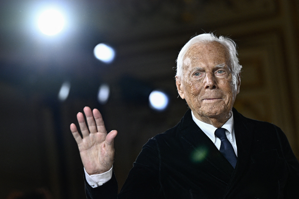 Murió el diseñador Giorgio Armani