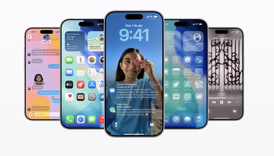 Apple lanza iOS 26, el nuevo sistema operativo para iPhone desde este lunes