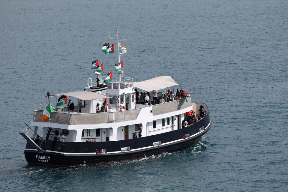 La flotilla humanitaria que iba a Gaza fue interceptada por la Marina de Israel