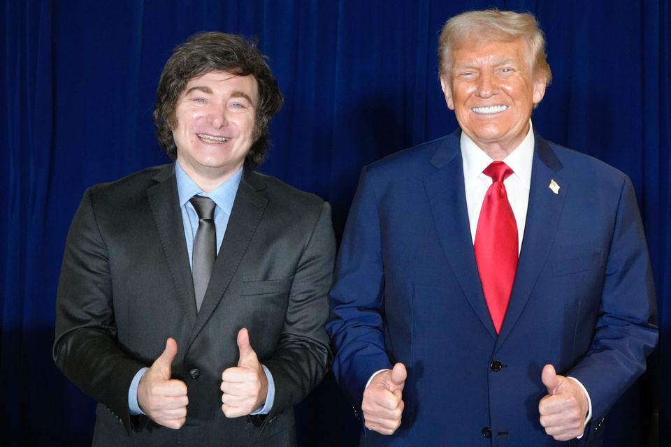 ? En vivo. Milei visita en Washington a Donald Trump, su salvador y financista