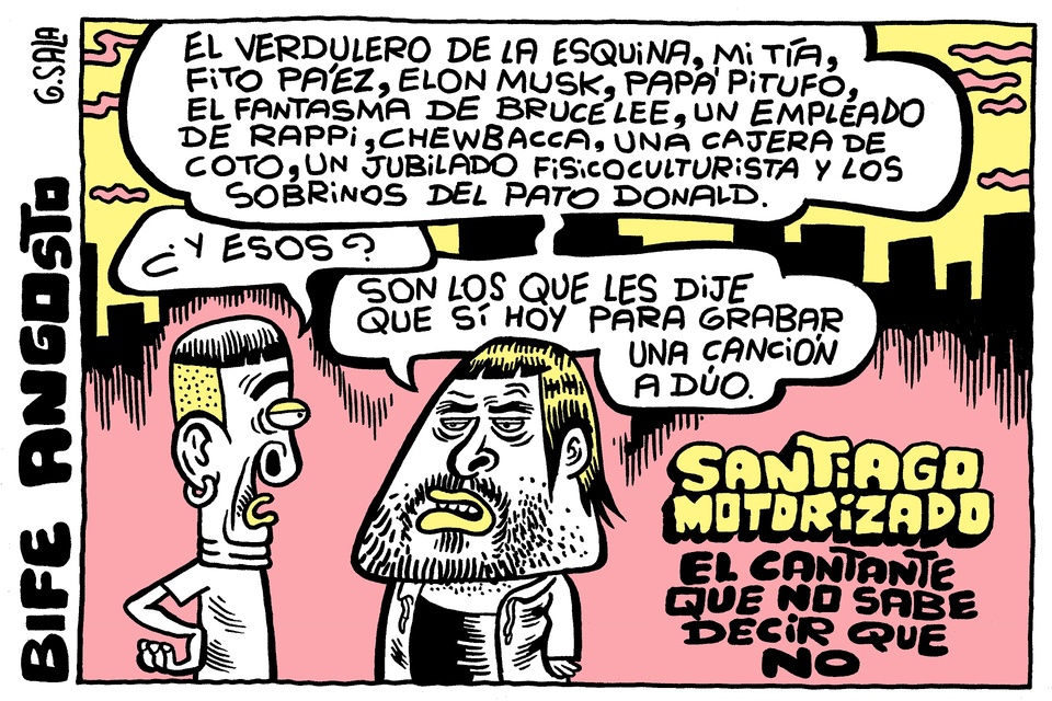 El cantante que no sabe decir que no
