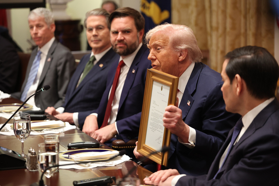 La carta que Milei le llevó a Trump