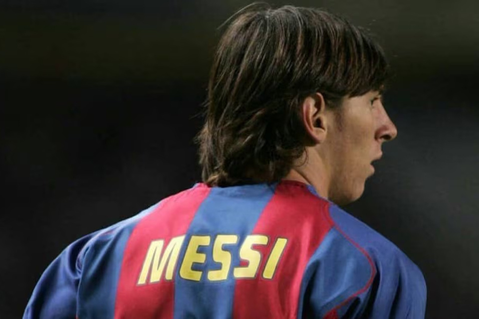 Messi recordó su debut en el Barcelona