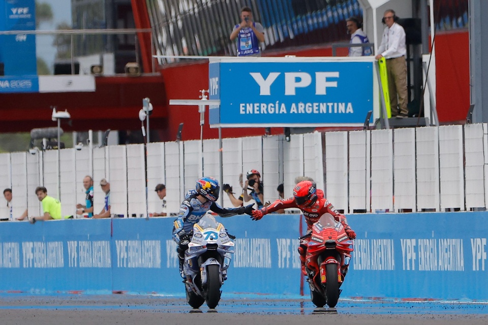 Marc Márquez coronó en el Gran Premio de la Argentina de Moto GP