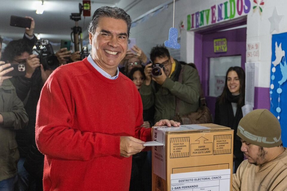 ????En vivo. PASO en Chaco: votó Capitanich y dijo que “están todas la garantías” para votar hoy