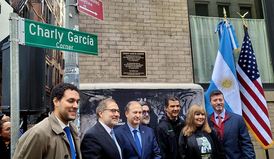 Nueva York ya tiene su esquina en honor a Charly García