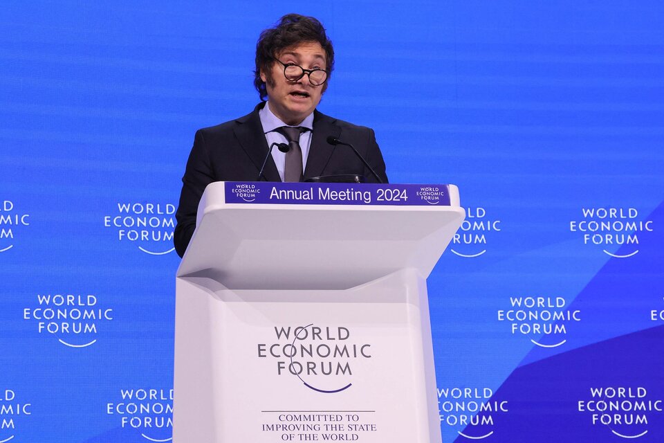 Milei en Davos: discurso ultralibertario y enemigos invisibles  